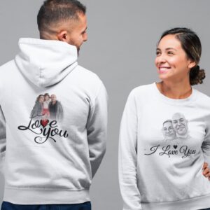 Sweatshirt custom love couple